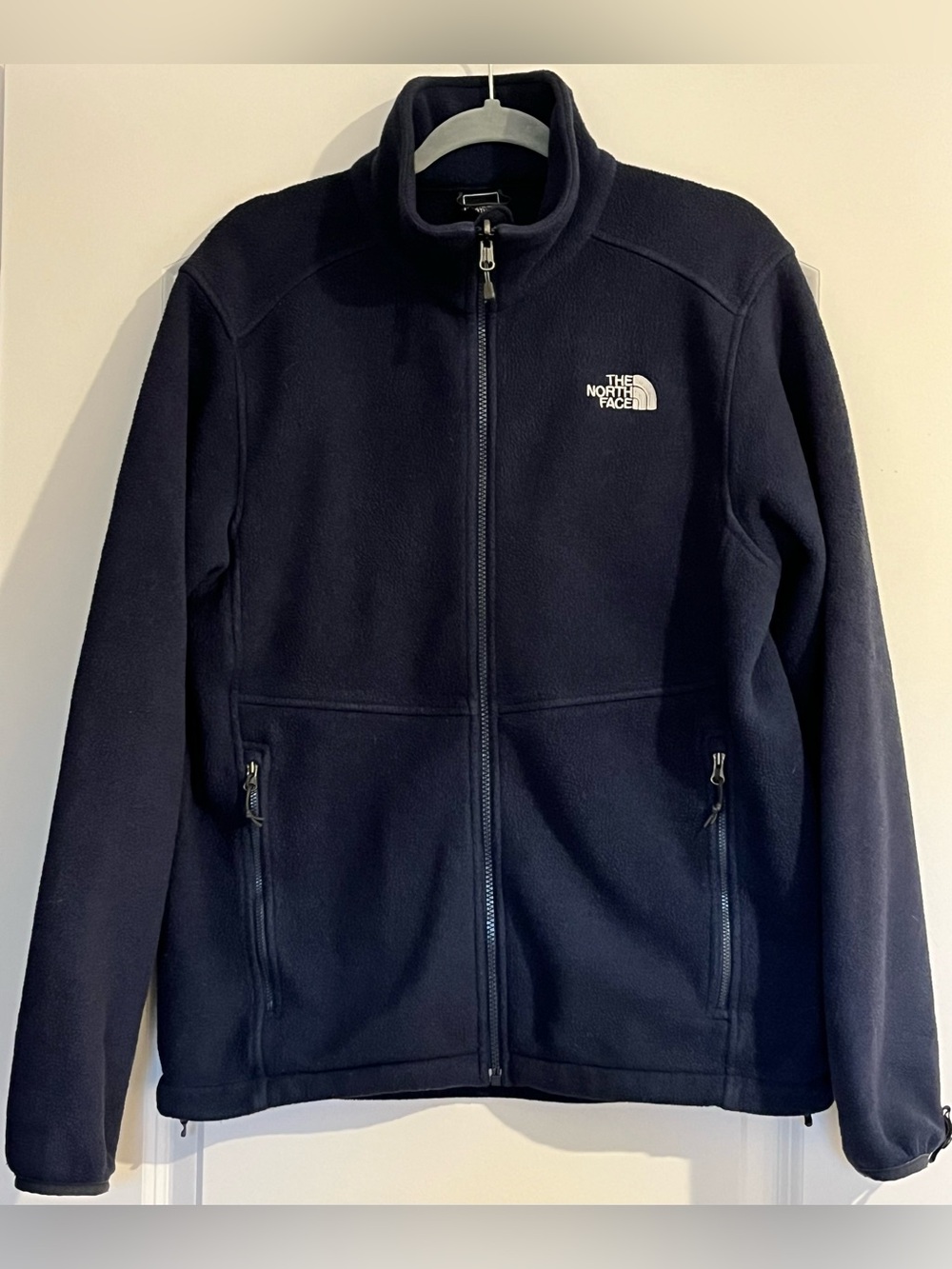 The North Face Men’s Full Zip Fleece Jacket Navy Blue Outdoors Hiking Gorpcore M